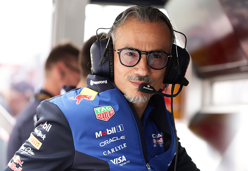 Oracle Red Bull Racing data analytics graphic